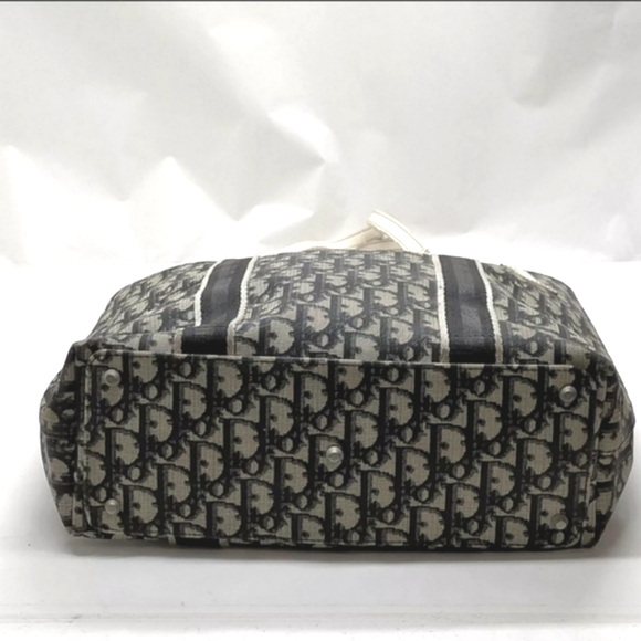 CHRISTIAN DIOR Black Monogram Trotter No 1 Shopping Tote Bag - Picture 6 of 12